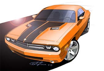 В Детройте покажут прототип купе Dodge Challenger