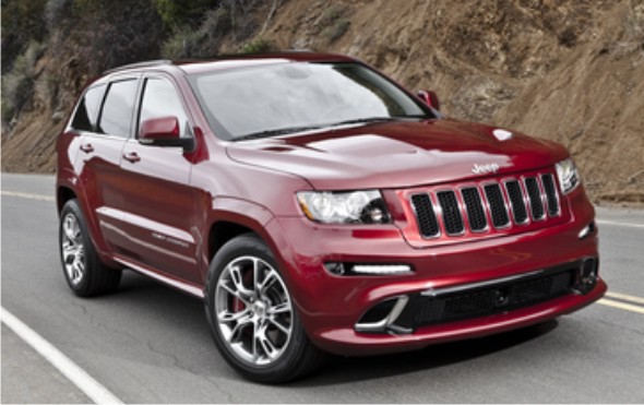 Совершенно новый Jeep® Grand Cherokee SRT8® 2012 модельного года
